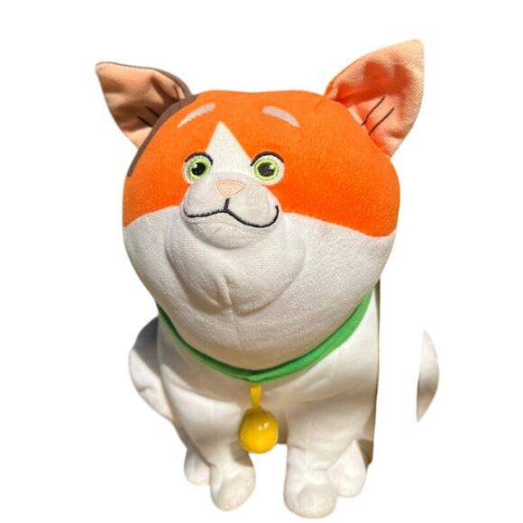 Disney Big Hero 6 Movie Mochi Cat 10" Plush Japanese Bobtail Orange White Cute - Picture 9 of 10
